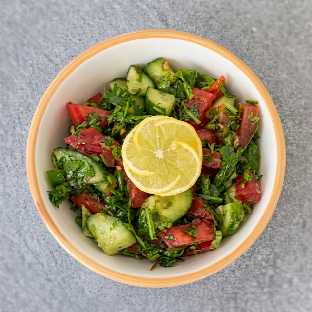 Chopped Arabic Salad.